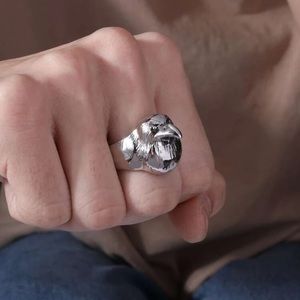 🐦 Metallic Bird Cuff Ring 🐦
